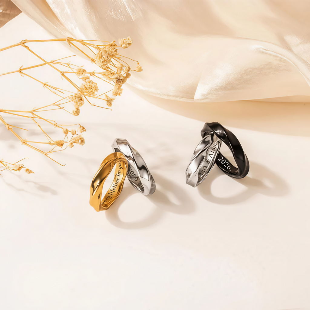 Anillos de Promesa – Juego de Anillos para Pareja