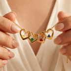 Collar Corazones Entrelazados — “Lo que nos une”