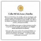 Collar Mi Sol, Luna y Estrellas