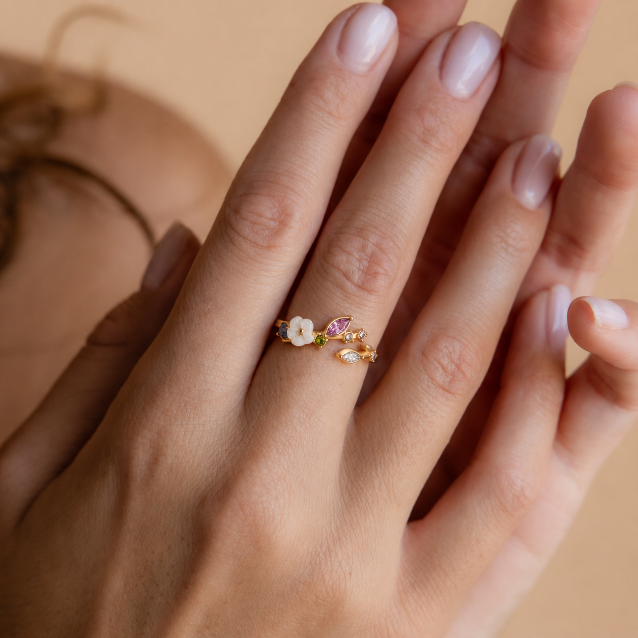 Anillo"Flores de Primavera"