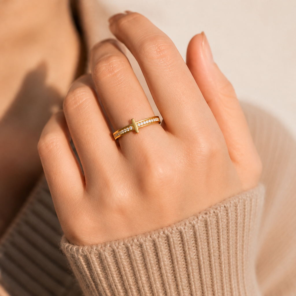 Anillo Confía en Dios