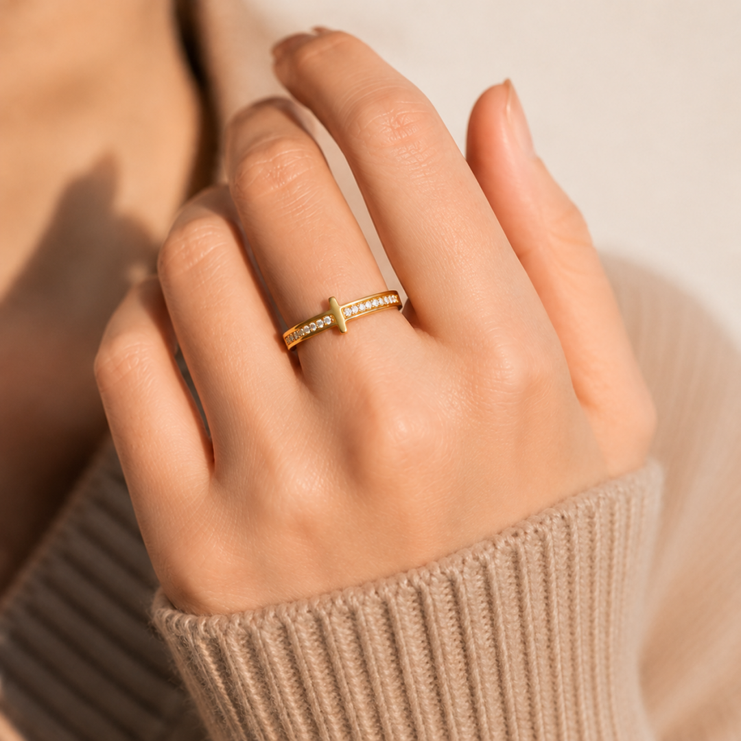 Anillo Confía en Dios