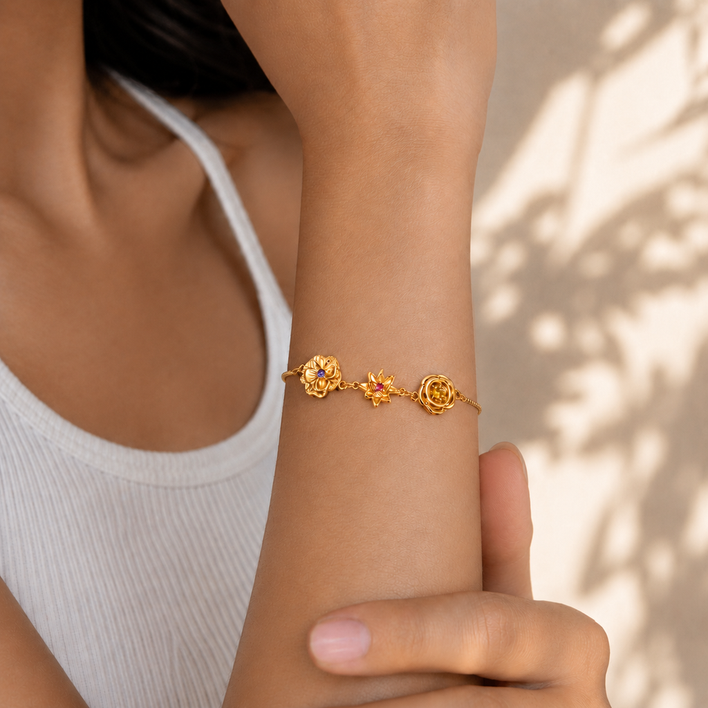 Pulsera Flores Eternas - Personalizable