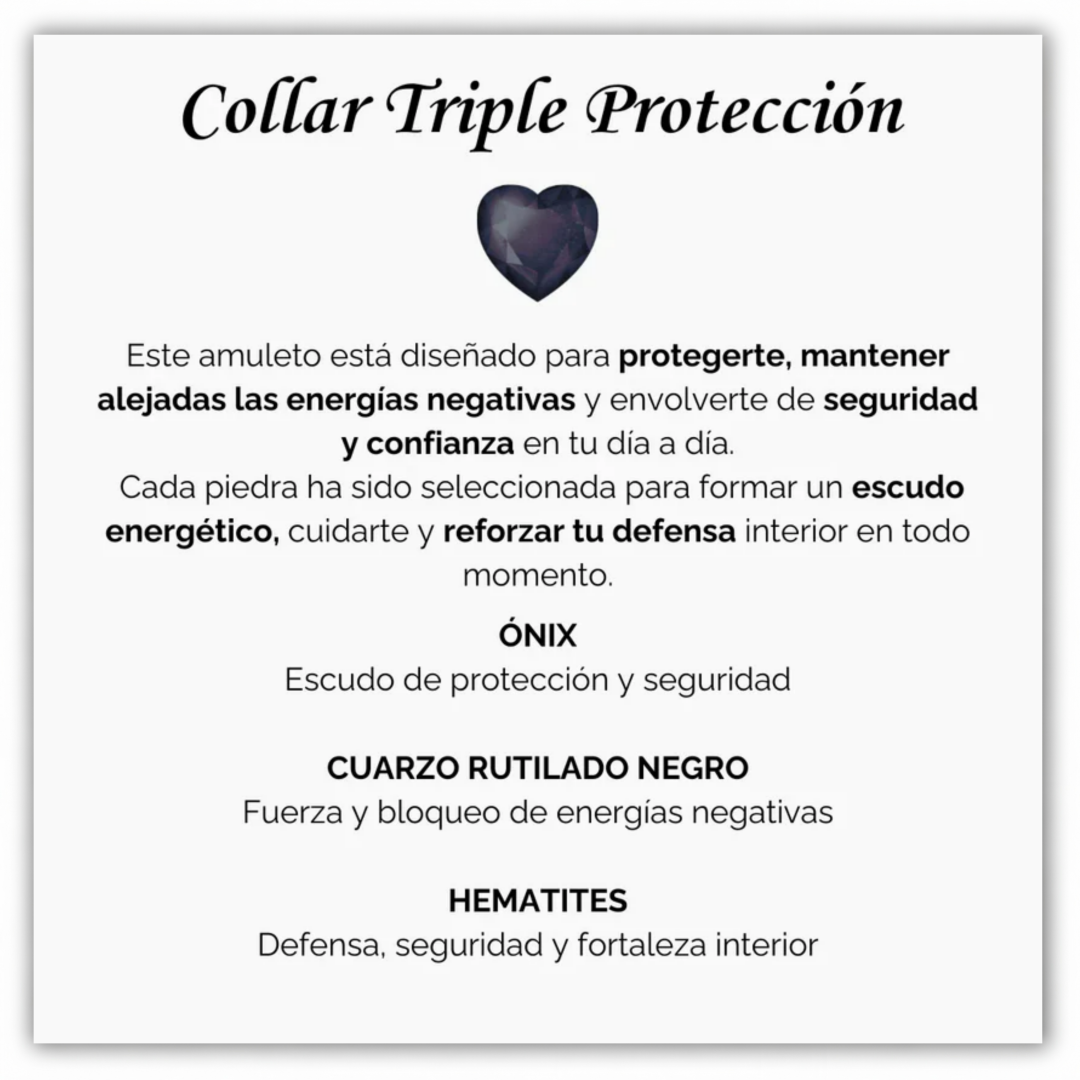Collar Triple Protección – Fuerza, Equilibrio y Defensa