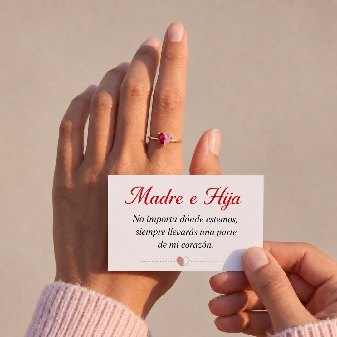 Anillo Dos Corazones - Personalizados