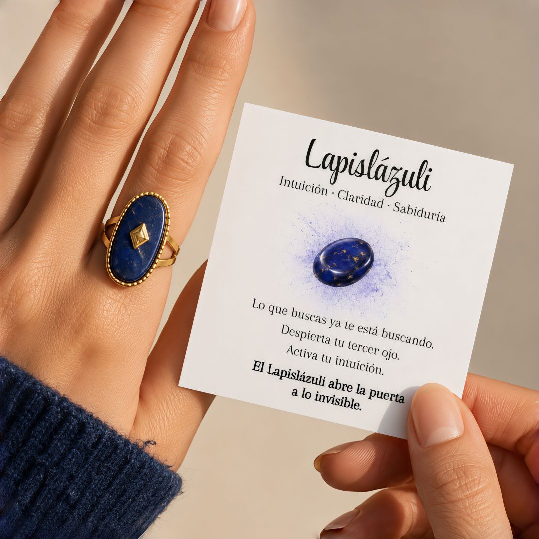 Anillo Intuición de Lapislázuli