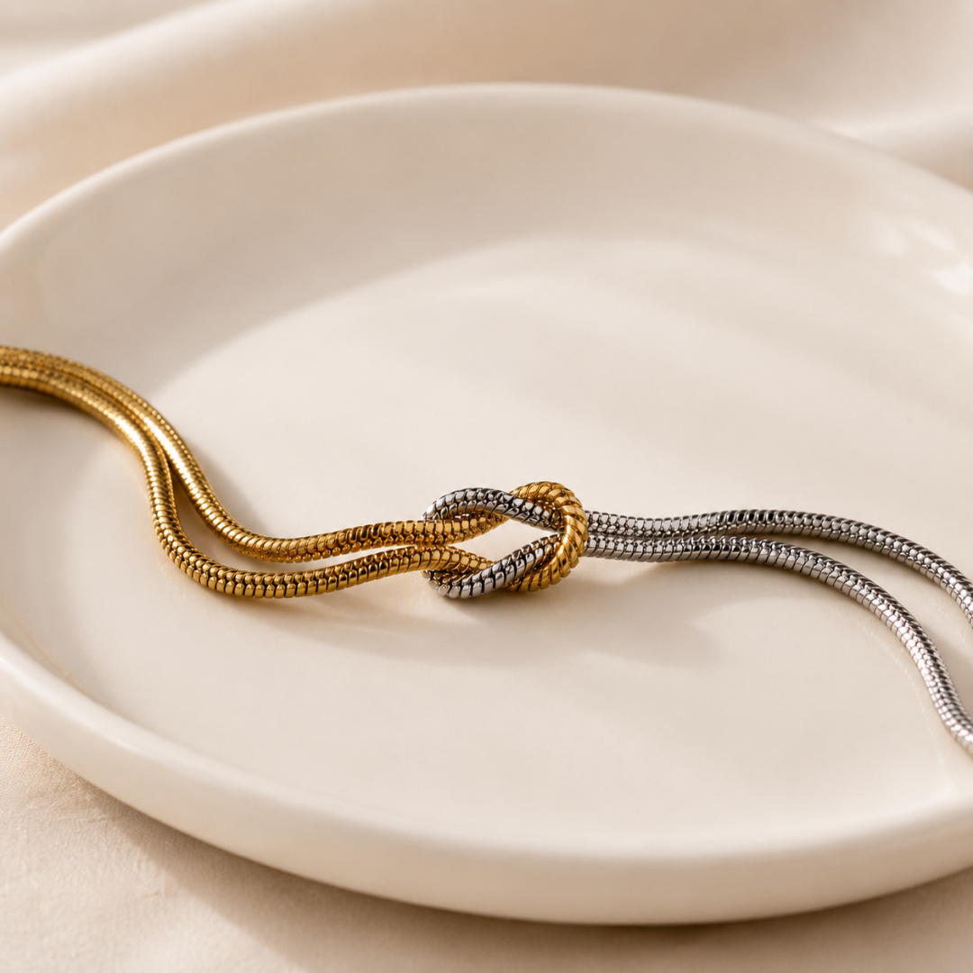 Pulsera Nudo Eterno — “Lo que nos une”