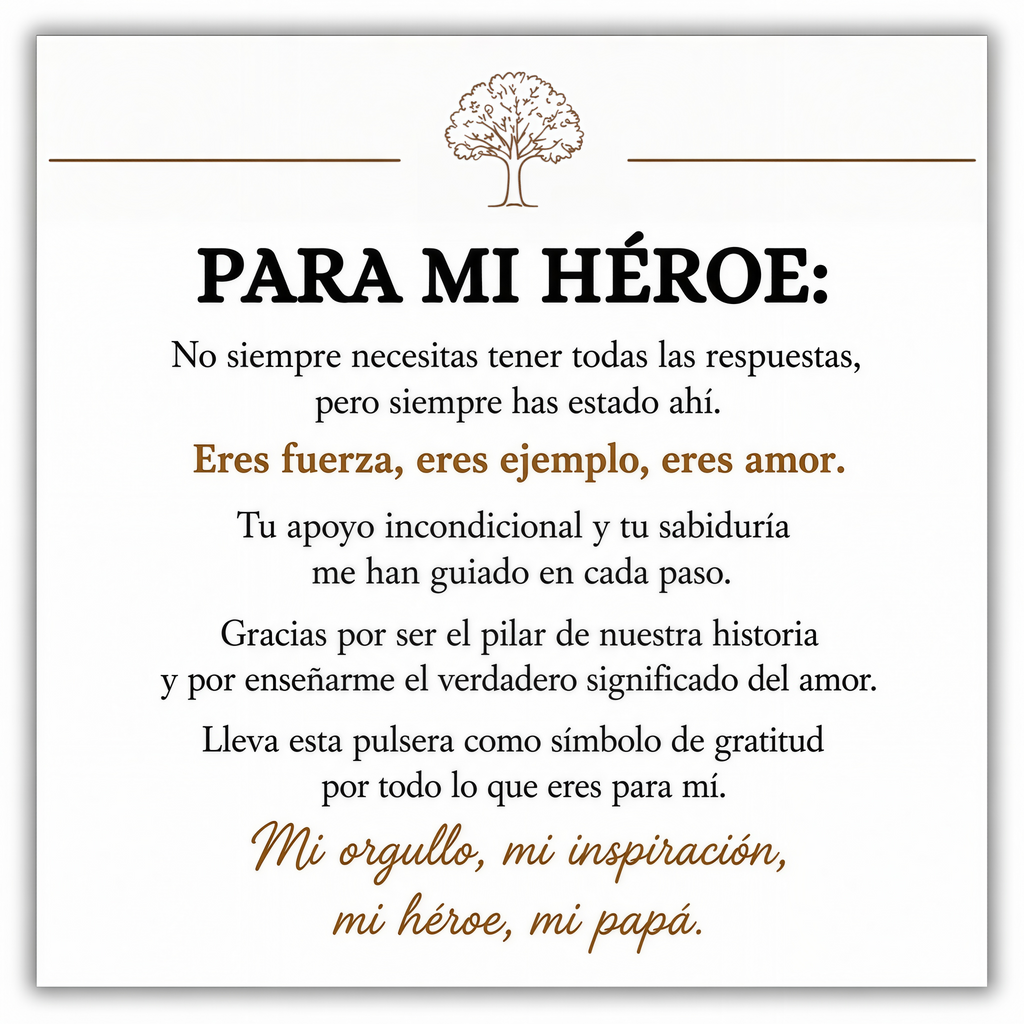 Pulsera personalizada con nombres—Fuerza de Familia