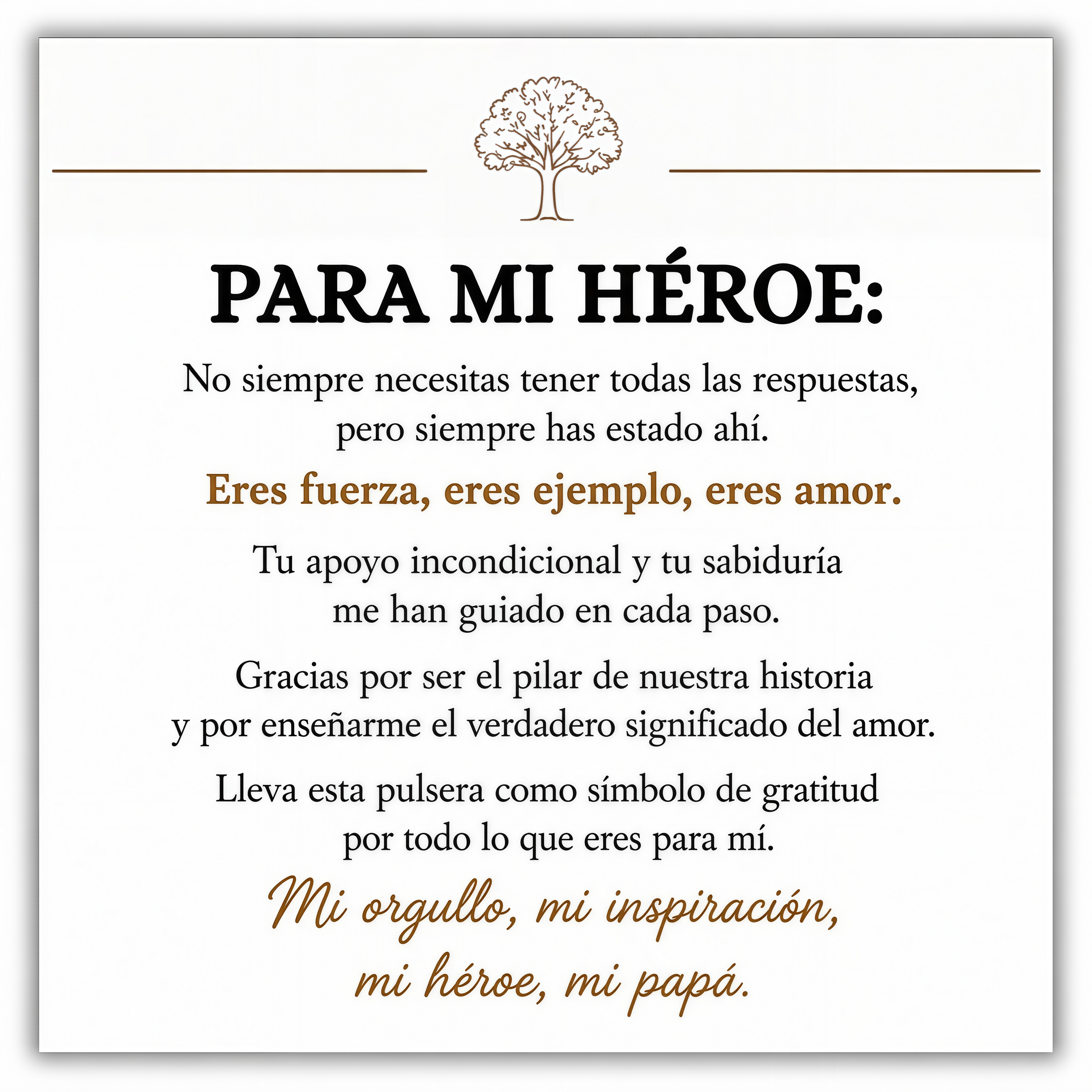 Pulsera personalizada con nombres—Fuerza de Familia