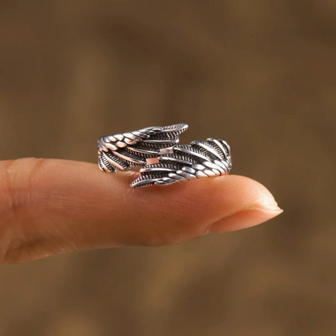 Anillo Alas de Ángel - Personalizable con Nombre