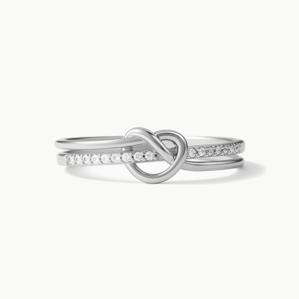 Anillo Nudo de corazón - Tú y Yo