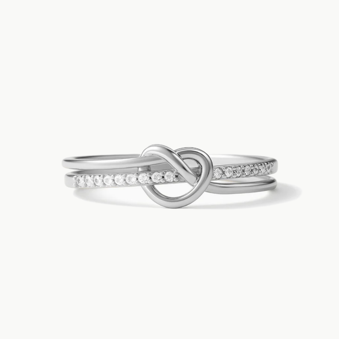 Anillo Nudo de corazón - Tú y Yo