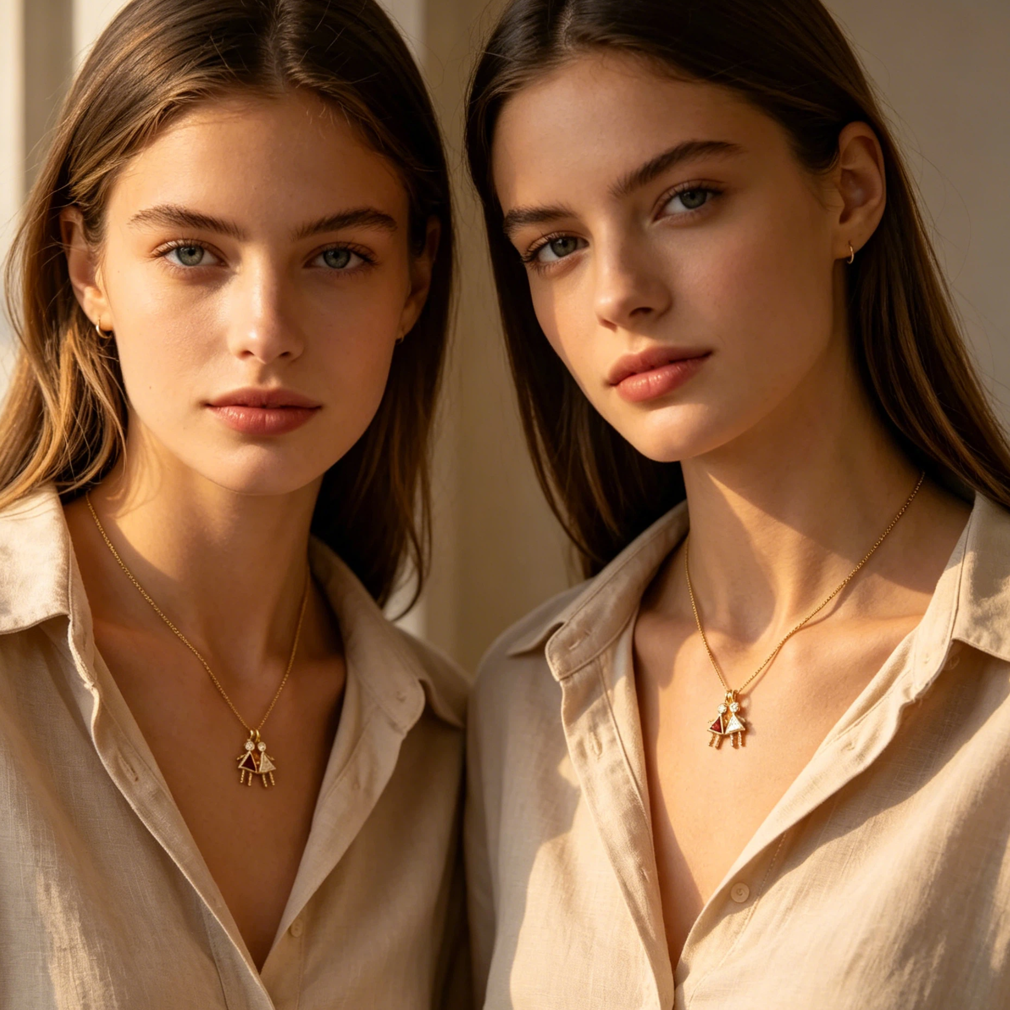 Collar con Piedra de Nacimiento — “Amistad sin fin”