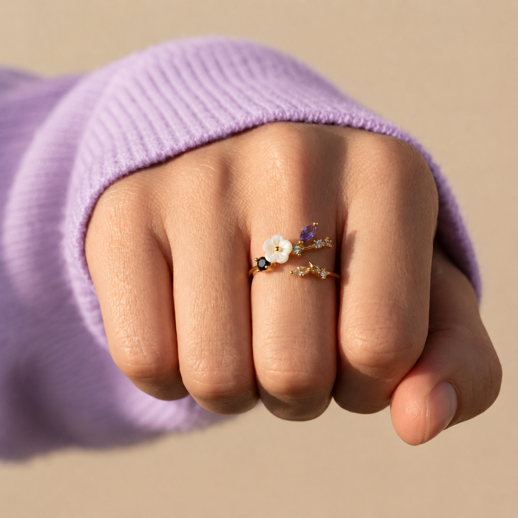 Anillo"Flores de Primavera"
