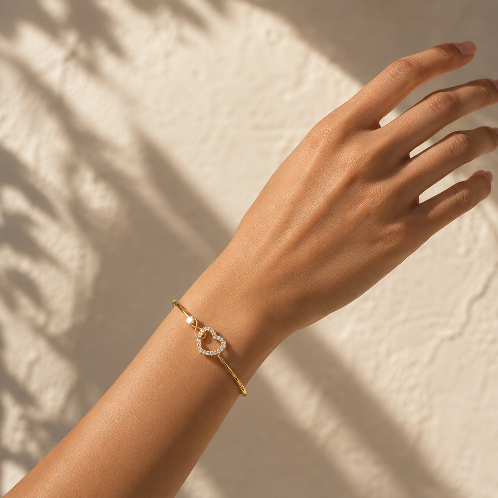 Pulsera Corazón Infinity — “Un amor que permanece”