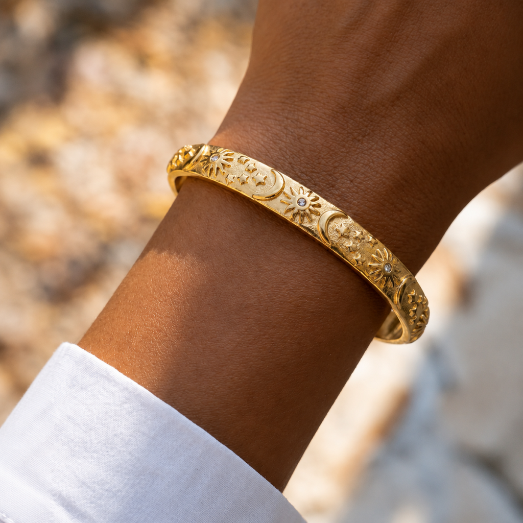 Pulsera Sol, Luna y Estrellas