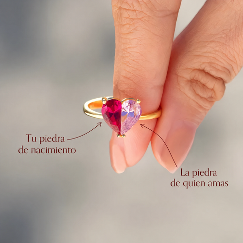 Anillo Dos Corazones - Personalizados