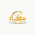 Anillo Luna Creciente — Renacer en Luz
