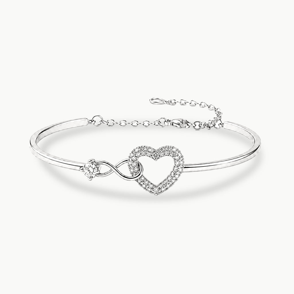 Pulsera Corazón Infinity — “Un amor que permanece”