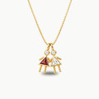 Collar con Piedra de Nacimiento — “Amistad sin fin”