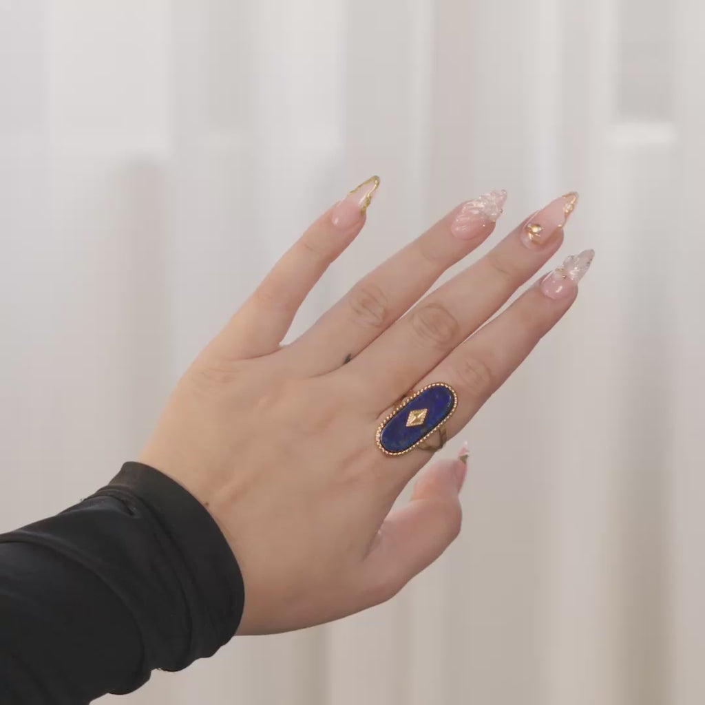 Anillo Intuición de Lapislázuli