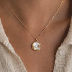 Collar Luz entre las Nubes – Luna y Estrella